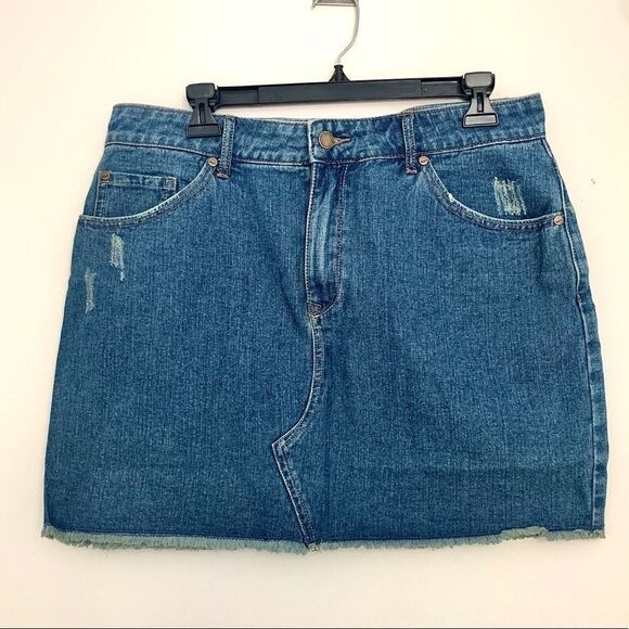 Roxy Icon Denim Mini Skirt NWT Size XL - Picture 6 of 13
